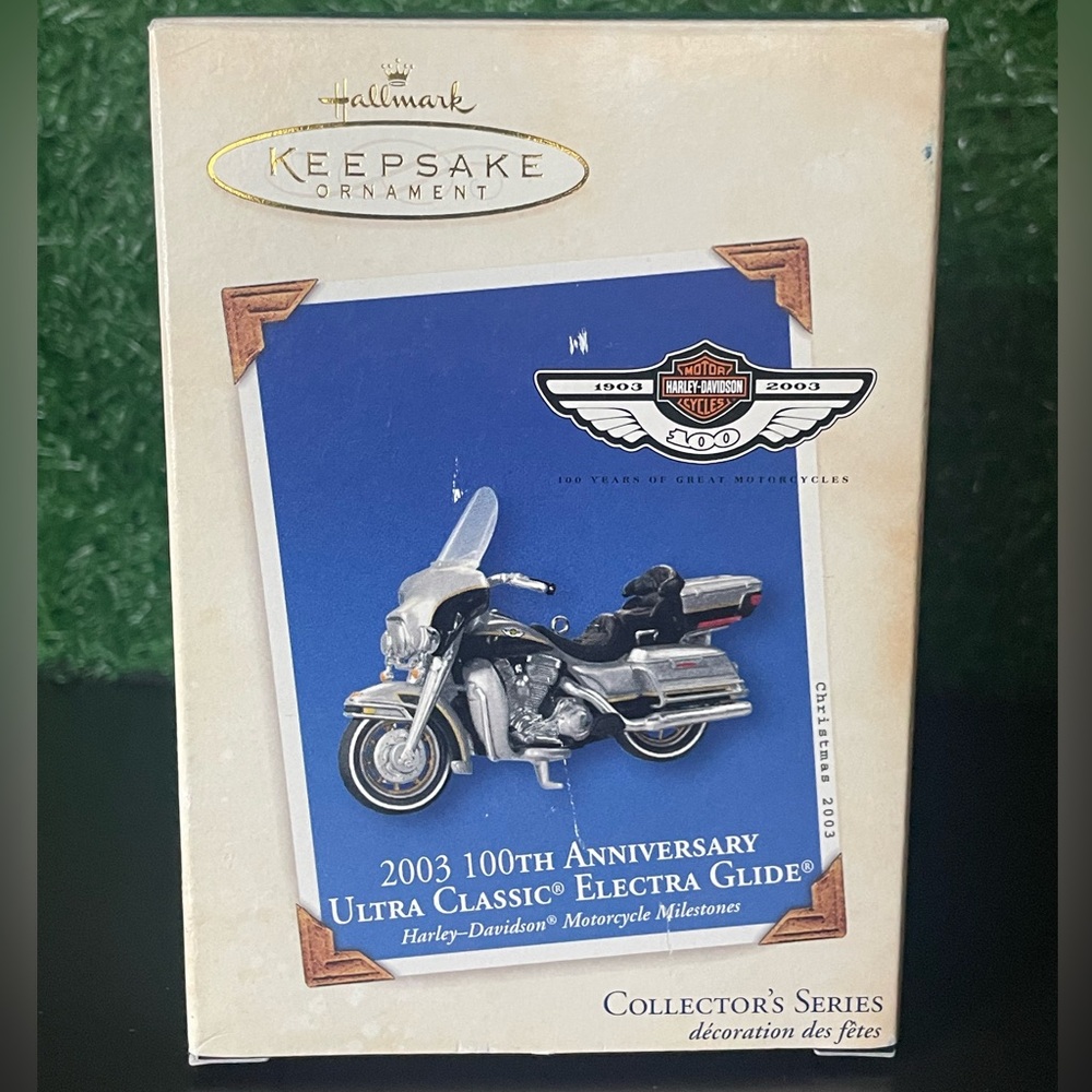 Hallmark Keepsake 2003 100th Anniversary Harley-Davidson Ornament